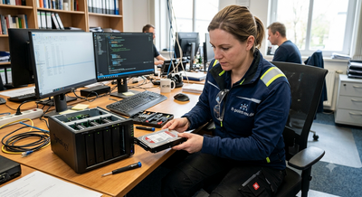 IT Datensicherheit für Unternehmen in MV, Foto mit KI erstellt gemini.google.com